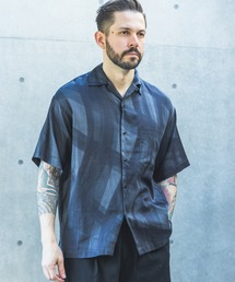 MR.OLIVE | ABSTRACT CHECK / SHORT/S OPEN COLLAR SHIRT /M261130(シャツ/ブラウス)