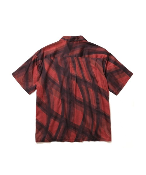 MR.OLIVE（ミスターオリーブ）の「ABSTRACT CHECK / SHORT/S OPEN COLLAR SHIRT /M261130（シャツ/ブラウス・メンズ・ブラック/レッド・SMALL/MEDIUM/LARGE）」の6枚目の写真