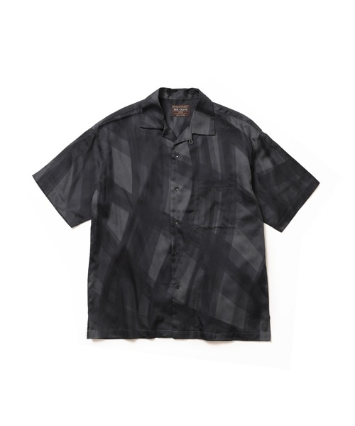 MR.OLIVE（ミスターオリーブ）の「ABSTRACT CHECK / SHORT/S OPEN COLLAR SHIRT /M261130（シャツ/ブラウス・メンズ・ブラック/レッド・SMALL/MEDIUM/LARGE）」の7枚目の写真