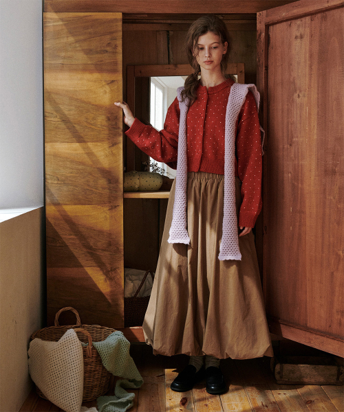 BELLOL(ベロエル)の「Balloon long skirt BROWN(スカート・レディース・その他・FREE)」の5枚目の写真