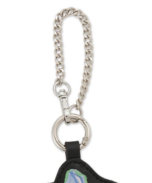 LILY BROWN（リリーブラウン）の「エンブロイダリーミラーチャーム（キーケース/キーアクセサリー・レディース・ブラック/チェック/レオパード・F）」の7枚目の写真