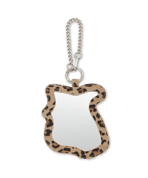 LILY BROWN（リリーブラウン）の「エンブロイダリーミラーチャーム（キーケース/キーアクセサリー・レディース・ブラック/チェック/レオパード・F）」の8枚目の写真