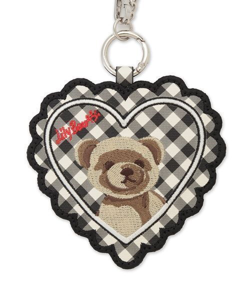 LILY BROWN（リリーブラウン）の「エンブロイダリーミラーチャーム（キーケース/キーアクセサリー・レディース・ブラック/チェック/レオパード・F）」の12枚目の写真