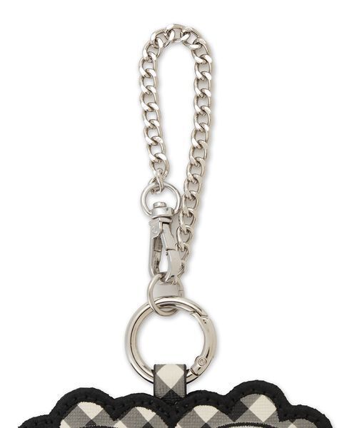 LILY BROWN（リリーブラウン）の「エンブロイダリーミラーチャーム（キーケース/キーアクセサリー・レディース・ブラック/チェック/レオパード・F）」の13枚目の写真