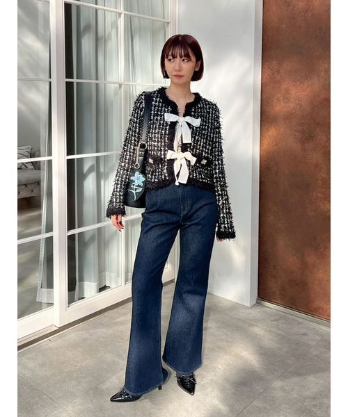 LILY BROWN（リリーブラウン）の「エンブロイダリーミラーチャーム（キーケース/キーアクセサリー・レディース・ブラック/チェック/レオパード・F）」の19枚目の写真