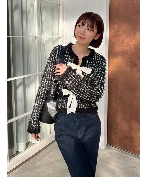 LILY BROWN（リリーブラウン）の「エンブロイダリーミラーチャーム（キーケース/キーアクセサリー・レディース・ブラック/チェック/レオパード・F）」の20枚目の写真