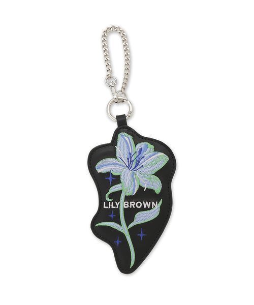 LILY BROWN（リリーブラウン）の「エンブロイダリーミラーチャーム（キーケース/キーアクセサリー・レディース・ブラック/チェック/レオパード・F）」の21枚目の写真
