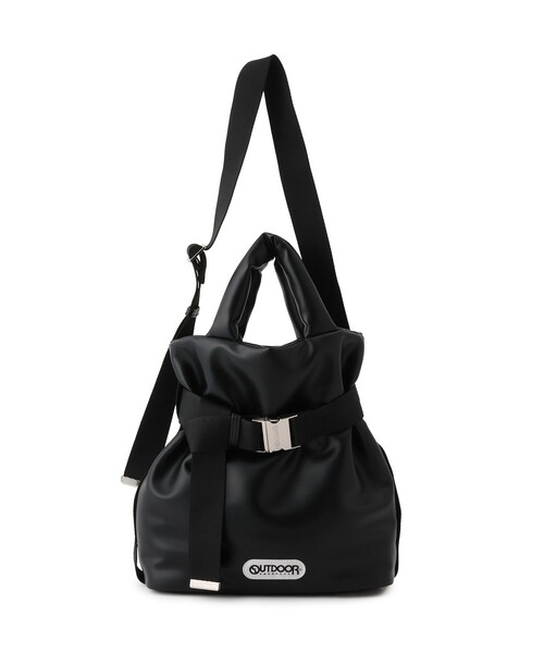 OUTDOOR PRODUCTS（アウトドアプロダクツ）の「【OUTDOOR PRODUCTS】VIS別注2WAYベルト付きパデッドトートバッグ（トートバッグ・レディース・キナリ/チャコールグレー/ブラック・FREE）」の16枚目の写真