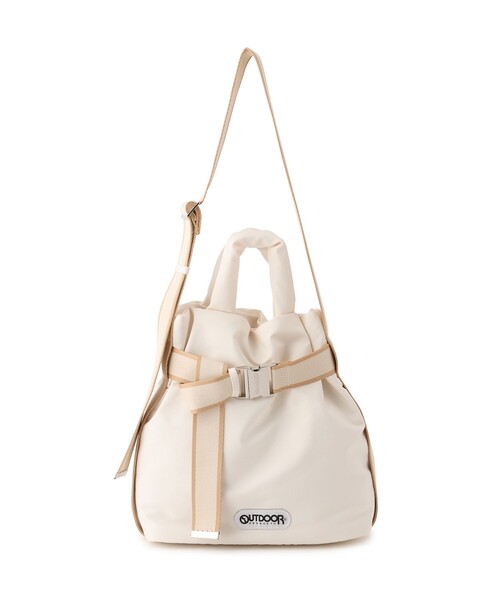 OUTDOOR PRODUCTS（アウトドアプロダクツ）の「【OUTDOOR PRODUCTS】VIS別注2WAYベルト付きパデッドトートバッグ（トートバッグ・レディース・キナリ/チャコールグレー/ブラック・FREE）」の18枚目の写真