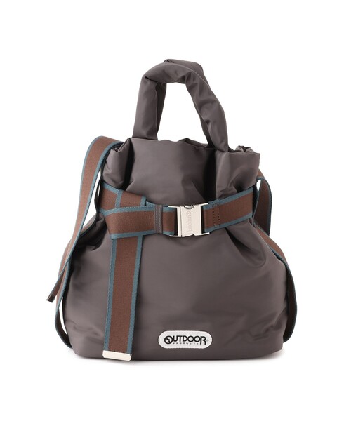 OUTDOOR PRODUCTS（アウトドアプロダクツ）の「【OUTDOOR PRODUCTS】VIS別注2WAYベルト付きパデッドトートバッグ（トートバッグ・レディース・キナリ/チャコールグレー/ブラック・FREE）」の22枚目の写真