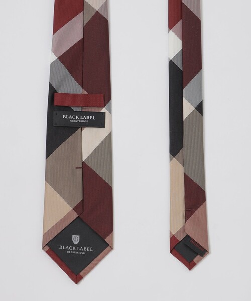 BLACK LABEL CRESTBRIDGE(ブラックレーベル・クレストブリッジ)の「クレストブリッジチェックタイ(ネクタイ・メンズ・レッド系その他2/ネイビー・FREE)」の3枚目の写真
