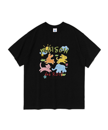 メゾンジョイフル 半袖Tシャツ (ブラック)