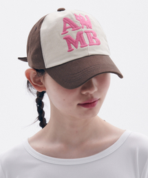 ambler（エムブラー）の「AMBキャット刺繍ボールキャップAH601（ブラウン）（キャップ）」