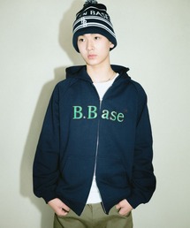 BROKEN BASE | B.Base Glitter Double-Zip Hoodie / B.Base グリッターダブルジップフーディー(パーカー)