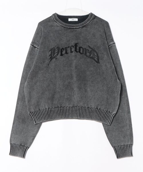 WEGO（ウィゴー）の「WEGO/ブリーチニットグラフィックプルオーバー（ニット/セーター・メンズ・ピンク/ブラウン/ネイビー/ブラック系その他・LARGE/MEDIUM）」の2枚目の写真