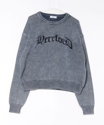 WEGO | WEGO/ブリーチニットグラフィックプルオーバー(ニット/セーター)