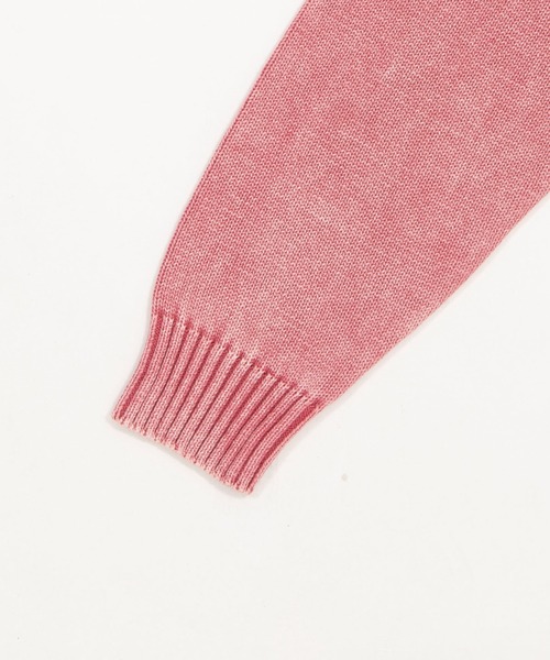 WEGO（ウィゴー）の「WEGO/【26年春夏新作】ブリーチニットグラフィックプルオーバー（ニット/セーター・メンズ・ピンク/ブラウン/ネイビー/ブラック系その他・LARGE/MEDIUM）」の21枚目の写真