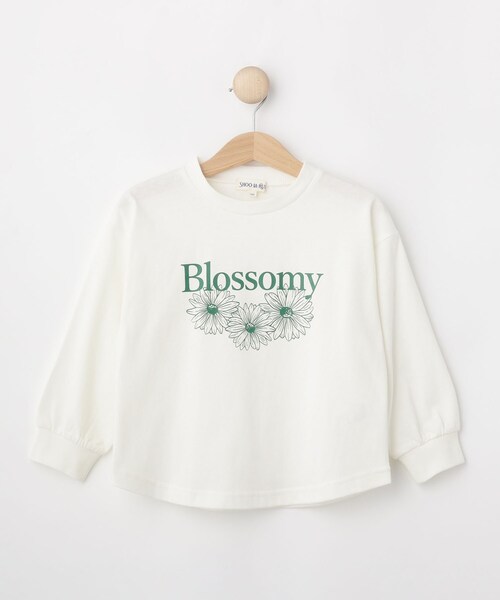 SHOO・LA・RUE(シューラルー)の「【100-150cm/選べる2柄】プリントアソート裾ラウンドロンT(Tシャツ/カットソー・キッズ・ピンク系2/パープル系1/ホワイト系1/グレー系その他・10/11/12/13/14/15 )」の1枚目の写真