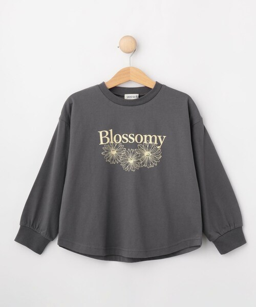 SHOO・LA・RUE(シューラルー)の「【100-150cm/選べる2柄】プリントアソート裾ラウンドロンT(Tシャツ/カットソー・キッズ・ピンク系2/パープル系1/ホワイト系1/グレー系その他・10/11/12/13/14/15 )」の2枚目の写真