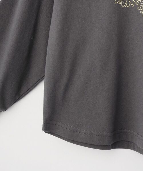 SHOO・LA・RUE(シューラルー)の「【100-150cm/選べる2柄】プリントアソート裾ラウンドロンT(Tシャツ/カットソー・キッズ・ピンク系2/パープル系1/ホワイト系1/グレー系その他・10/11/12/13/14/15 )」の11枚目の写真