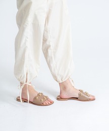 Fabio Rusconi（ファビオルスコーニ）の「【FABIO RUSCONI/ファビオルスコーニ】ビッグ スタッズ フラット ミュール サンダル（サンダル）」