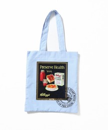 【FRUIT OF THE LOOM】VINTAGE Kellogg’s Package print stripe tote