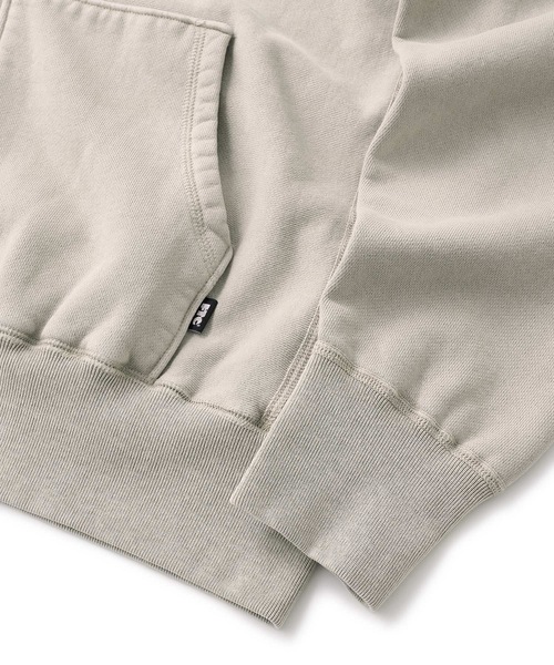 FTC（エフティーシー）の「PIGMENT DYED BOX LOGO ZIP UP HOODY（パーカー・メンズ・ブラック/グレー/ネイビー/パープル・SMALL/MEDIUM/LARGE/X-LARGE）」の9枚目の写真