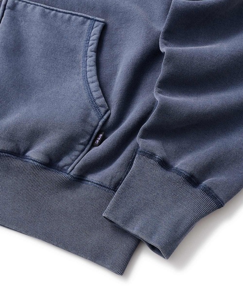 FTC（エフティーシー）の「PIGMENT DYED BOX LOGO ZIP UP HOODY（パーカー・メンズ・ブラック/グレー/ネイビー/パープル・SMALL/MEDIUM/LARGE/X-LARGE）」の12枚目の写真