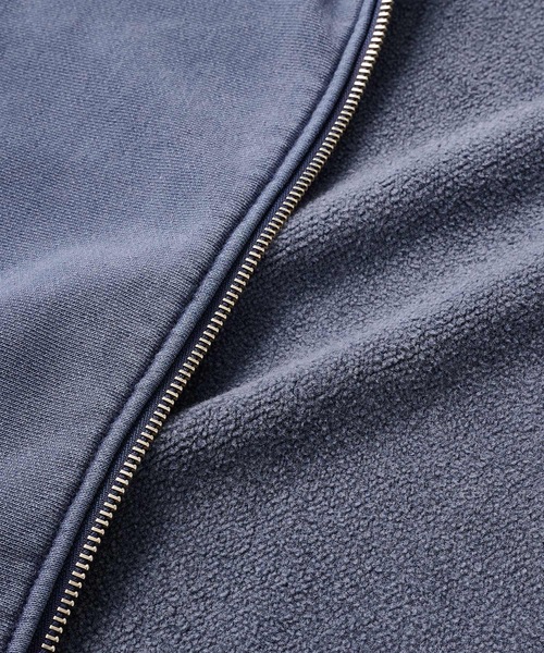 FTC（エフティーシー）の「PIGMENT DYED BOX LOGO ZIP UP HOODY（パーカー・メンズ・ブラック/グレー/ネイビー/パープル・SMALL/MEDIUM/LARGE/X-LARGE）」の13枚目の写真