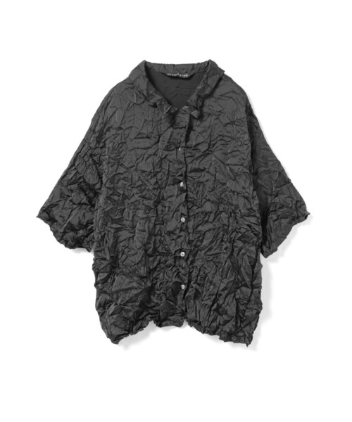 セール】mizuiro ind ワッシャーハーフスリーブシャツ（シャツ