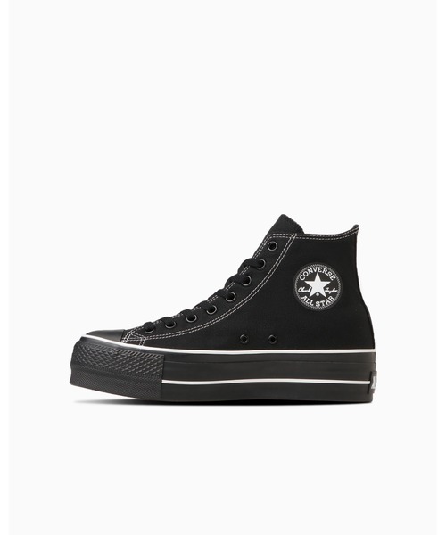 CONVERSE ALL STAR(コンバースオールスター)の「【直営店限定】ALL STAR (R) LIFTED HI / オールスター (R) リフテッド HI(スニーカー・レディース・ブラック×ホワイト・5.5/5/4.5/4/3.5/3)」の2枚目の写真