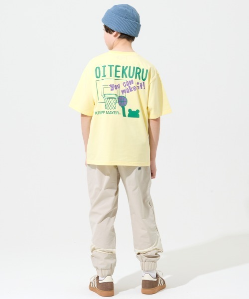 KRIFF MAYER Kid's Collection(クリフメイヤーキッズコレクション)の「【通気性】メッシュ切り替えジョガーパンツ(その他パンツ・キッズ・ブラック/ナチュラル/グレー/ネイビー・130/140/150/160/170/120)」の8枚目の写真
