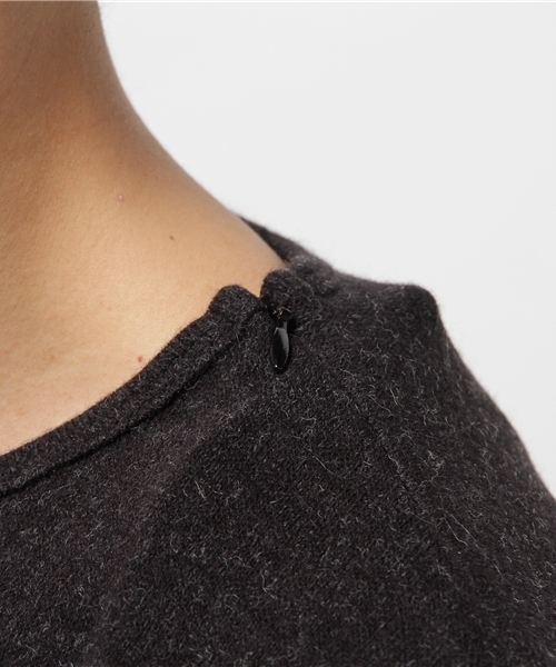 OUTLET(アウトレット)の「【WHO'S WHO gallery】EXニットソー切替(Tシャツ/カットソー・メンズ・ブラック/カーキ・MEDIUM/LARGE)」の8枚目の写真