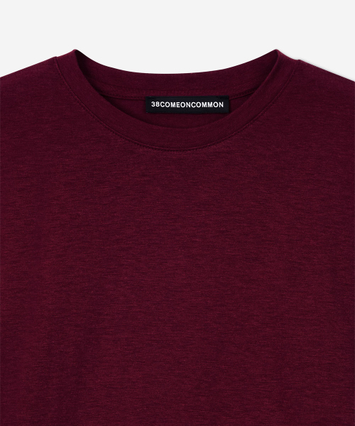 38COMEONCOMMON(38カモンコモン)の「Tencel Long Sleeve T-Shirts (Burgundy)(Tシャツ/カットソー・レディース・その他・FREE)」の3枚目の写真