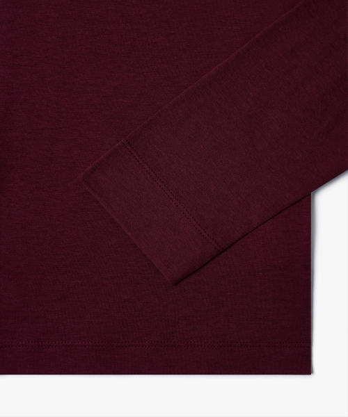 38COMEONCOMMON(38カモンコモン)の「Tencel Long Sleeve T-Shirts (Burgundy)(Tシャツ/カットソー・レディース・その他・FREE)」の4枚目の写真