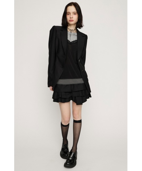 SLY（スライ）の「WAIST TUCK TAILOR JK ウエストタックテーラージャケット 春服（テーラードジャケット・レディース・ブラウン/ブラック/ネイビー系・FREE）」の4枚目の写真