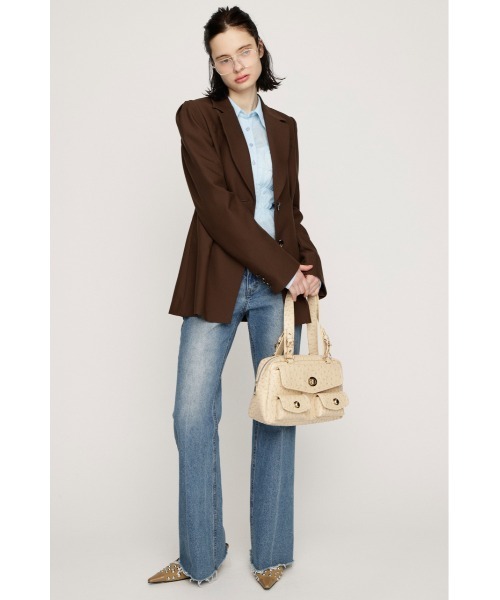 SLY（スライ）の「WAIST TUCK TAILOR JK ウエストタックテーラージャケット 春服（テーラードジャケット・レディース・ブラウン/ブラック/ネイビー系・FREE）」の7枚目の写真