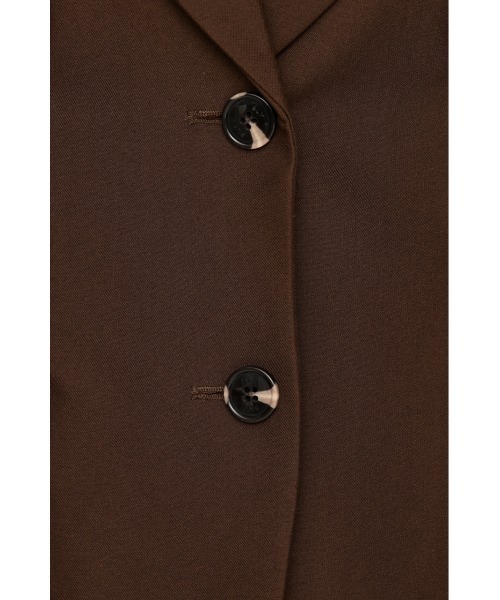 SLY（スライ）の「WAIST TUCK TAILOR JK ウエストタックテーラージャケット 春服（テーラードジャケット・レディース・ブラウン/ブラック/ネイビー系・FREE）」の13枚目の写真