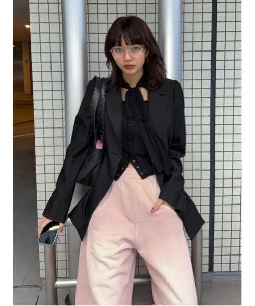 WAIST TUCK TAILOR JK ウエストタックテーラージャケット 春服