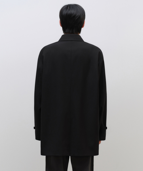 MUSINSA STANDARD（ムシンサスタンダード）の「[シティワーカーズ] ウリッシュカーコート [ブラック]（トレンチコート・メンズ・その他・MEDIUM/LARGE/X-LARGE/2XL）」の3枚目の写真