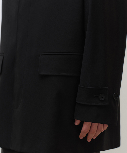 MUSINSA STANDARD（ムシンサスタンダード）の「[シティワーカーズ] ウリッシュカーコート [ブラック]（トレンチコート・メンズ・その他・MEDIUM/LARGE/X-LARGE/2XL）」の6枚目の写真