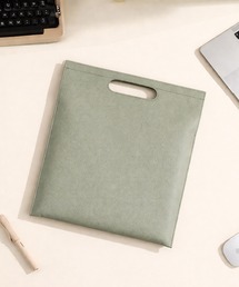 MAISON SELECT（メゾンセレクト）の「1D22-KR レザー調 ミニマルワークトートケース 薄型 ハンドル付き ドキュメントケース A4対応（PC・タブレットケース）」