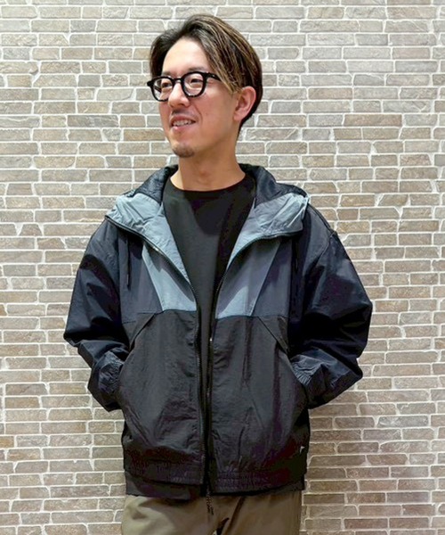 Grand PARK（グランドパーク）の「フルダルナイロン フーディブルゾン（その他アウター・メンズ・ブラック/カーキ/サックスブルー・L/M）」の3枚目の写真