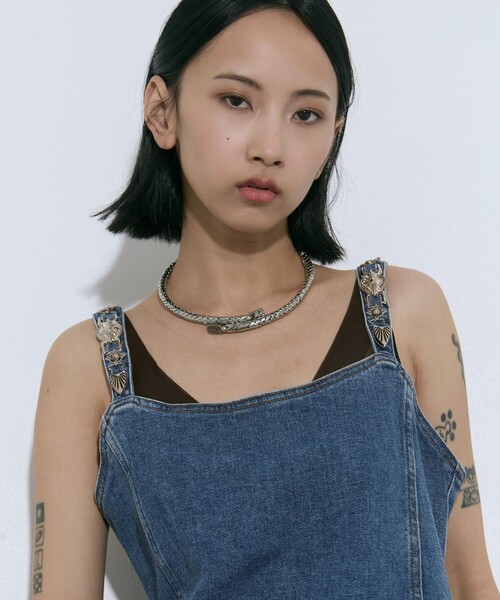 TOGA PULLA(トーガ プルラ)の「【TOGA PULLA/トーガプルラ】Metal choker/メタルチョーカー(チョーカー・レディース・シルバー・FREE)」の5枚目の写真