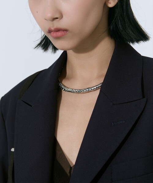 TOGA PULLA(トーガ プルラ)の「【TOGA PULLA/トーガプルラ】Metal choker/メタルチョーカー(チョーカー・レディース・シルバー・FREE)」の6枚目の写真