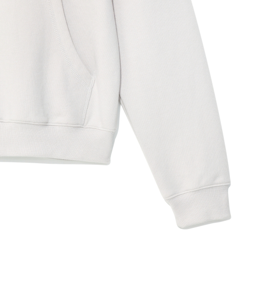 THECOLDESTMOMENT(ザコールデストモーメント)の「TCM 3 stitch hooded zip-up (grey beige)(パーカー・レディース・その他・S/M/L)」の5枚目の写真