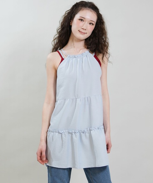 RIKKA FEMME(リッカファム)の「RIKKA FEMME/リッカファム レディース ワンピース RF6S-1405(ワンピース・レディース・ブラック/オレンジ/パープル/ブルー・FREE)」の2枚目の写真