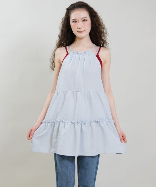 RIKKA FEMME(リッカファム)の「RIKKA FEMME/リッカファム レディース ワンピース RF6S-1405(ワンピース・レディース・ブラック/オレンジ/パープル/ブルー・FREE)」の9枚目の写真