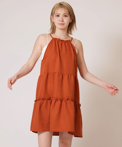 RIKKA FEMME(リッカファム)の「RIKKA FEMME/リッカファム レディース ワンピース RF6S-1405(ワンピース・レディース・ブラック/オレンジ/パープル/ブルー・FREE)」の17枚目の写真