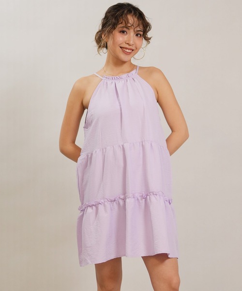 RIKKA FEMME(リッカファム)の「RIKKA FEMME/リッカファム レディース ワンピース RF6S-1405(ワンピース・レディース・ブラック/オレンジ/パープル/ブルー・FREE)」の13枚目の写真